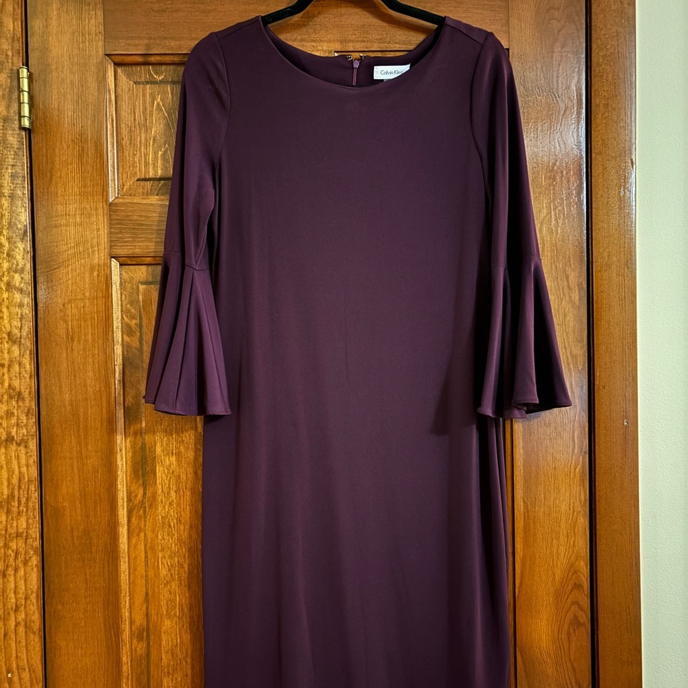 Calvin Klein Plum Midi Dress